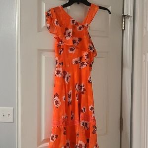 Express size 2 one bright coral dress